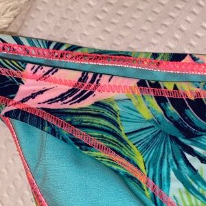 brightly colored bathing suit bottoms